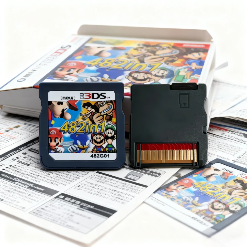 482 en 1 compilation DS NDS 3DS 3DS NDSL cartouche de jeu carte jeu vidéo lecteur portable carte de jeu (carte R4)