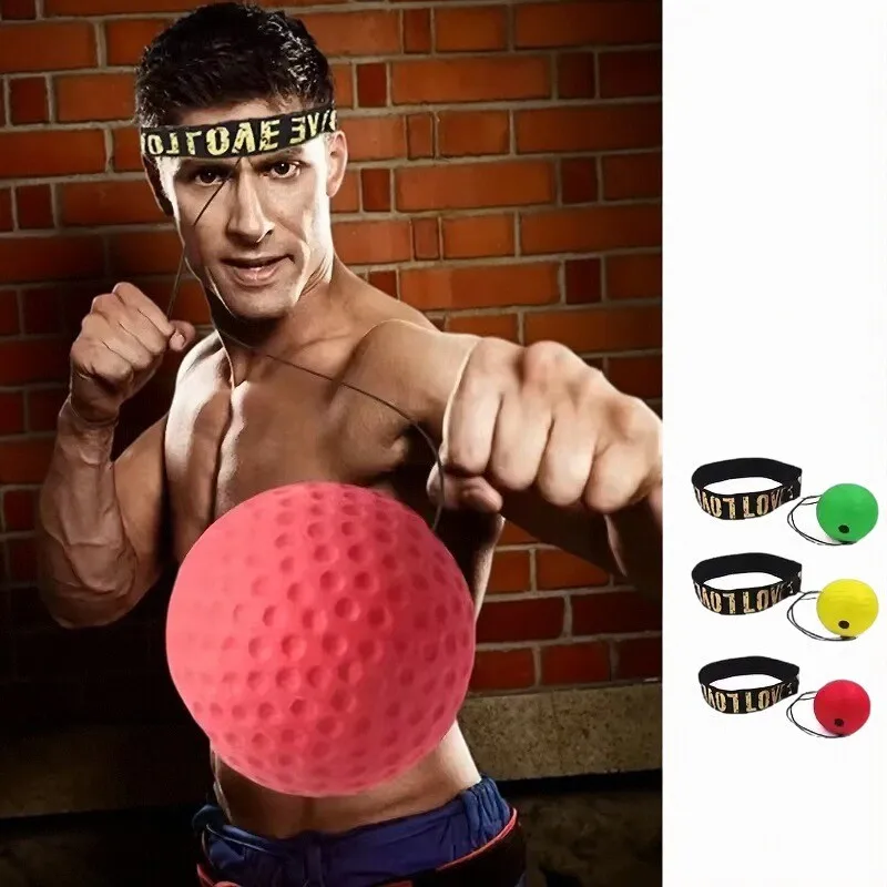 Kinder Boxen Speed Ball Sicherheit PU Kopf Montiert Ball Sanda Training Hand Auge Reaktion Fitness Ausrüstung Fitness Spielzeug Ball