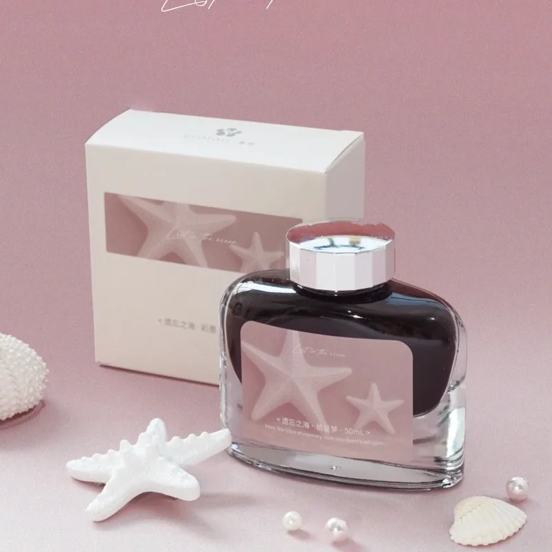 RIIMOO M10 Vergessene Meerestift, nicht kohlenstofffarbene Tinte, Dip-Pen, Handbuch, Farbe, Manga, Aquarellfarbe, Farbtinte, blockiert keinen Stift Image