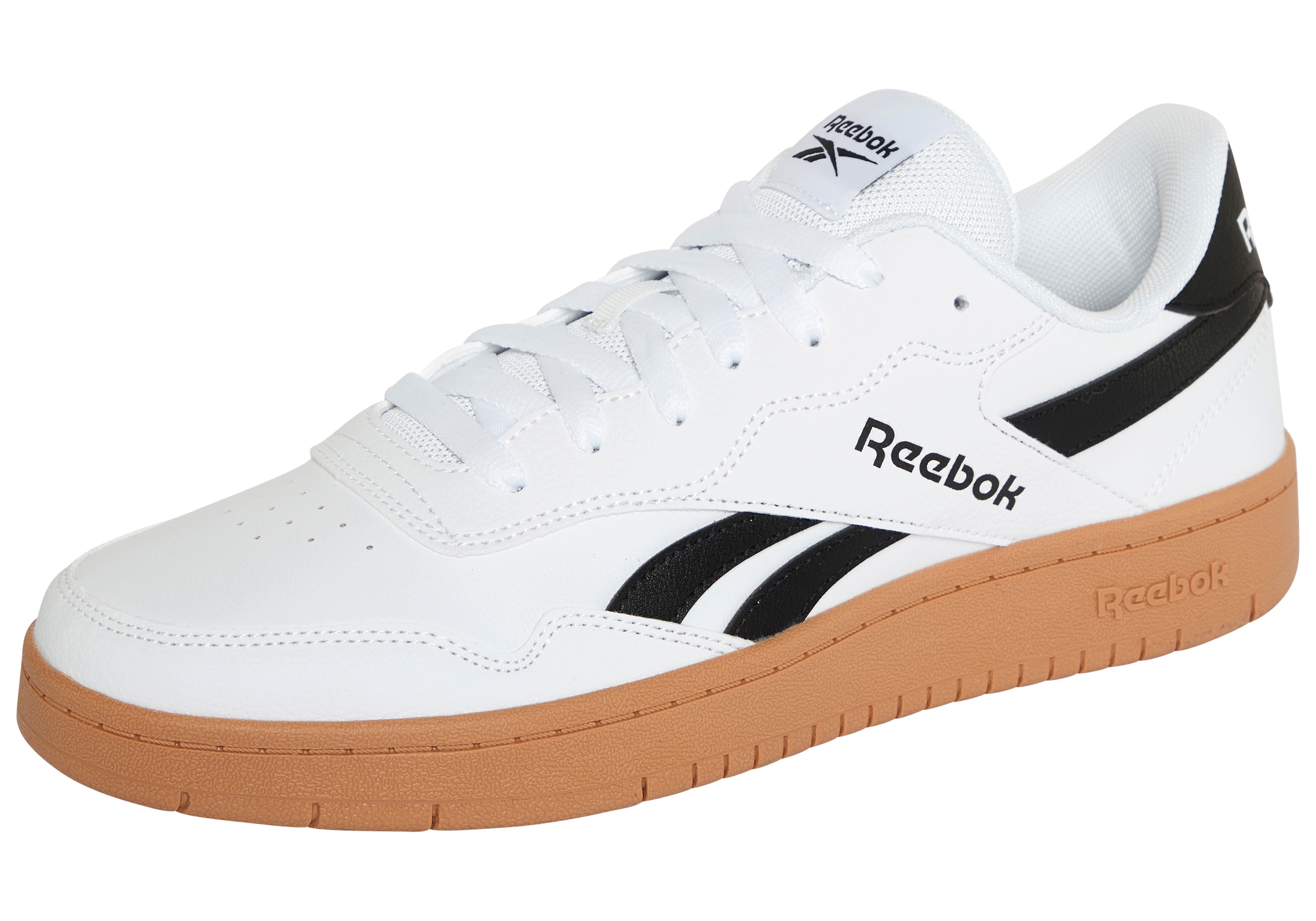 Basketballschuh REEBOK "REEBOK BB 1000", Damen, Gr. 42,5, weiß, schwarz, gum, Synthetik, Textil, Schuhe