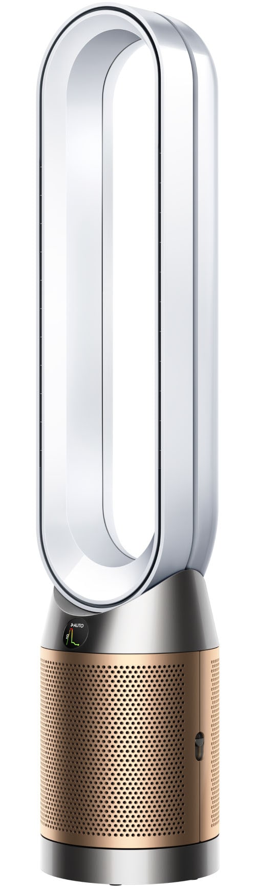 Luftreiniger DYSON "Dyson Purifier Cool PC2 De-Nox", weiß, gold, B:20cm H:105cm T:12cm, Luftreiniger, Luftreiniger, 2 in 1: Luftreiniger & Ventilator, Kühlender Luftstrom im Sommer