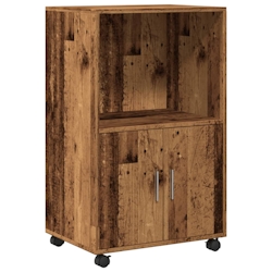 vidaXL Rollschrank Altholz-Optik 55x40x91 cm Holzwerkstoff Image