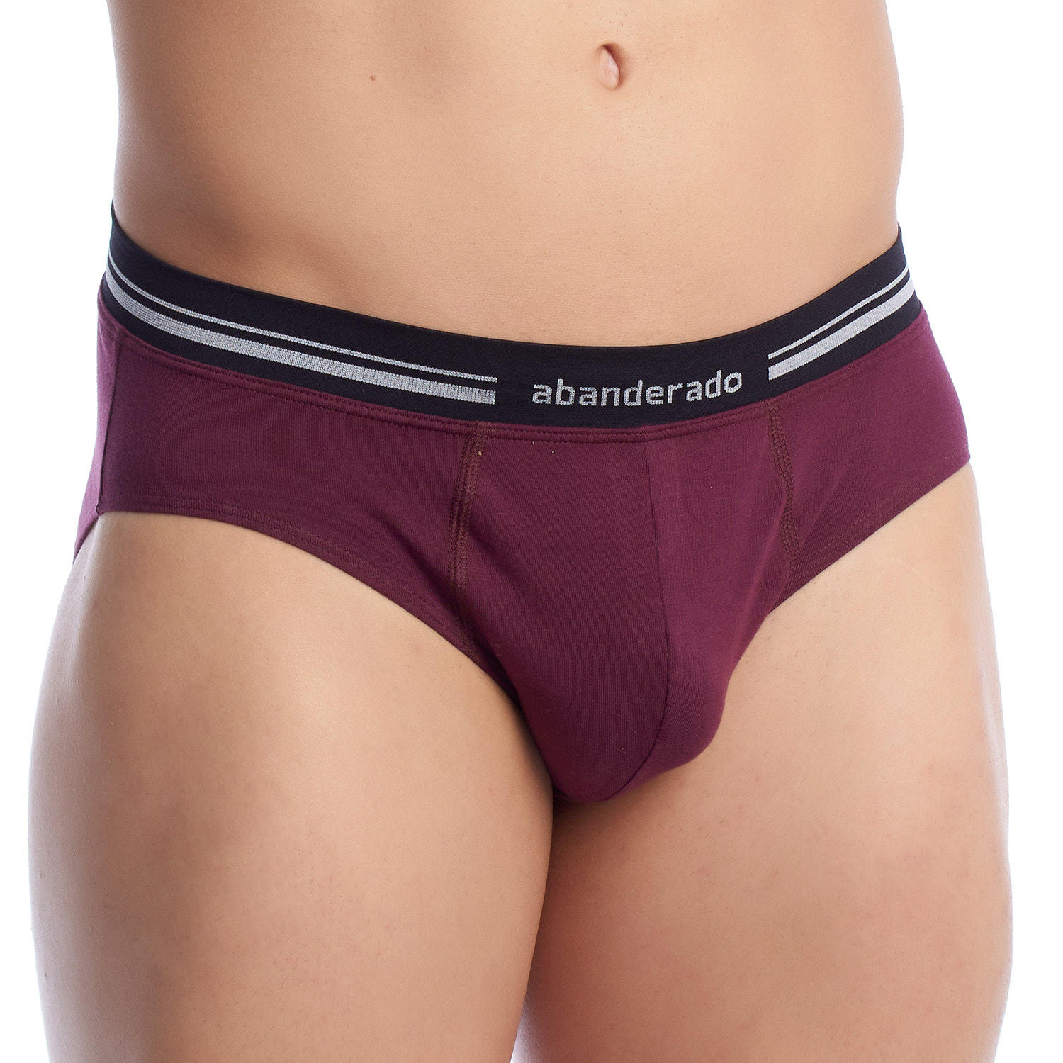 Atmungsaktiver Herren-Slip mit anatomischer Vorderseite aus Stoff A077H Image