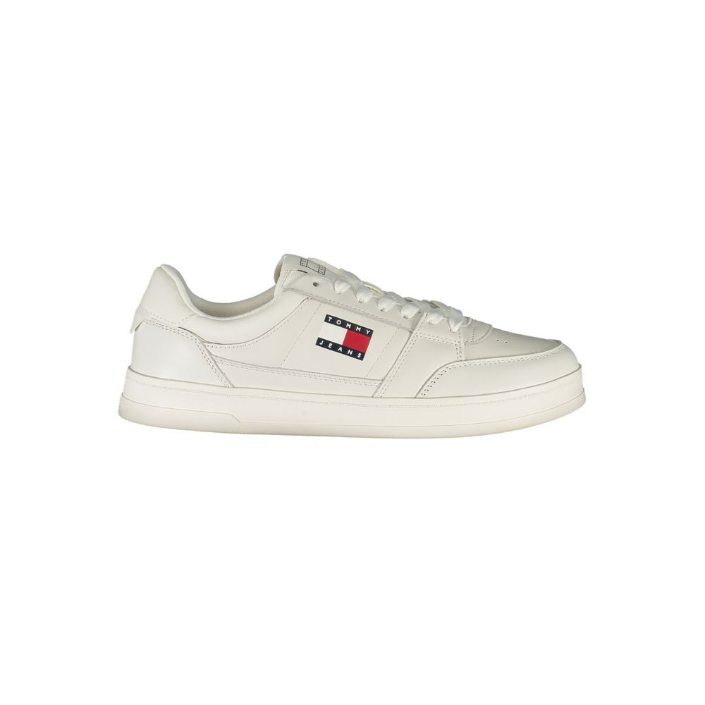 Tommy Hilfiger Weiße Leder Herren Sneaker