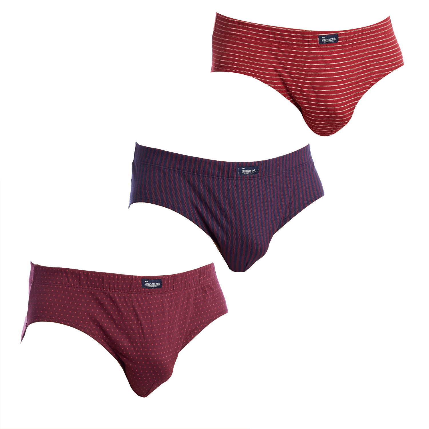 Pack-3 Herren Slips Essential Prints A0080 Image