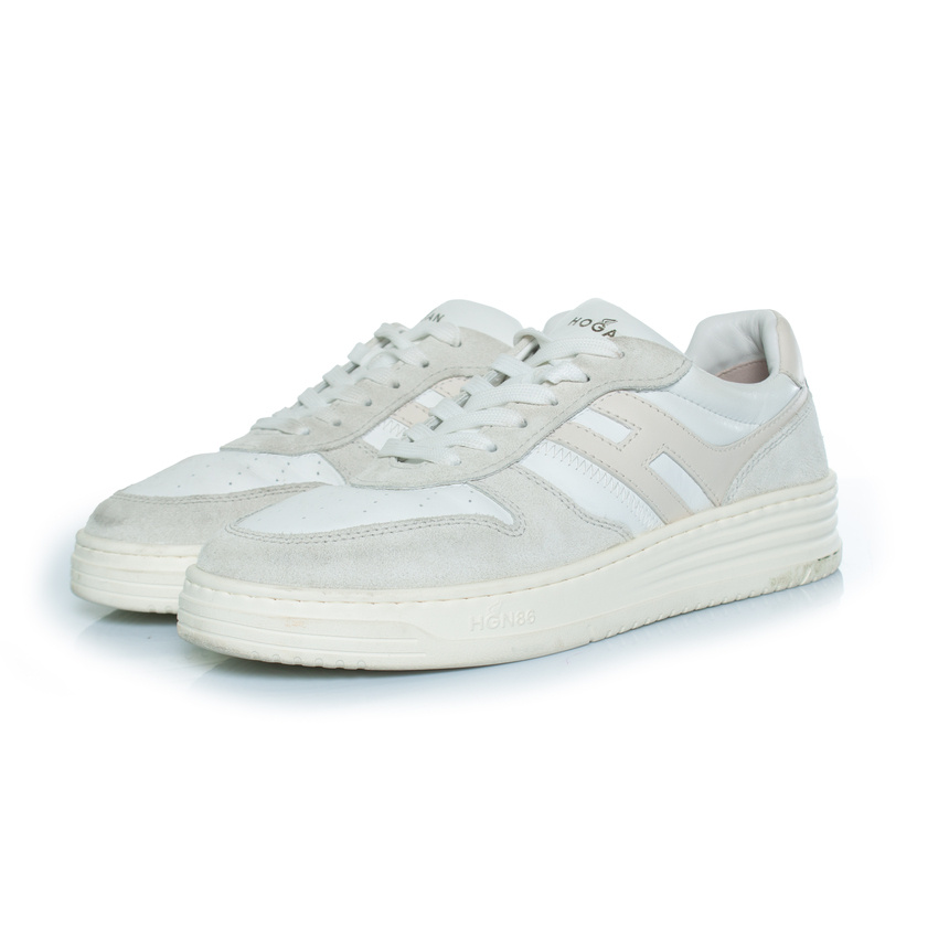 Hogan H630 Allaciato Sneaker aus Leder und Wildleder