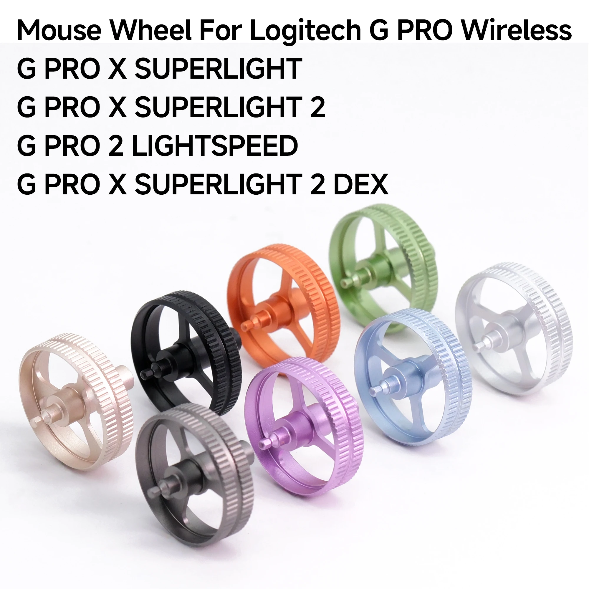 Mausrad für Logitech GPW 1.-4. Generation, G Pro / G Pro X-Serie – Gaming-Maus, Metall-Scroll-Rollenmäuse, Ersatzzubehör Image