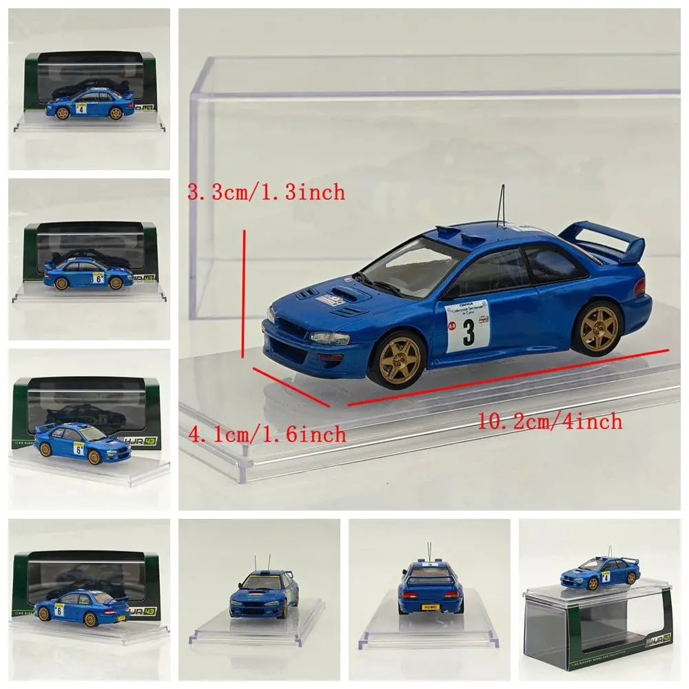 Seltenes Hobby Japan HJR43 im Maßstab 1:43 für Impreza WRC RAC RALLY # 3/ # 4/ # 5 # 6-Druckguss-Modellauto zum Sammeln