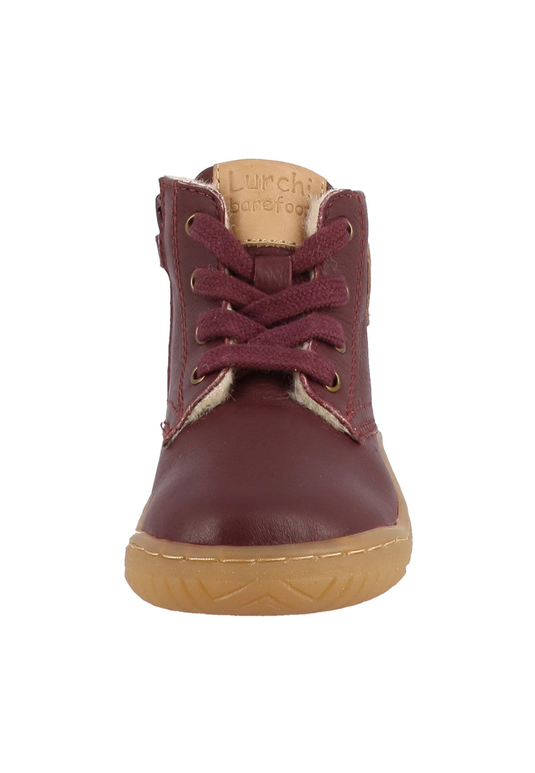 Stiefel LURCHI "Lurchi Jo Barefoot", Damen, Gr. 27, lila, Leder, Schuhe Stiefel