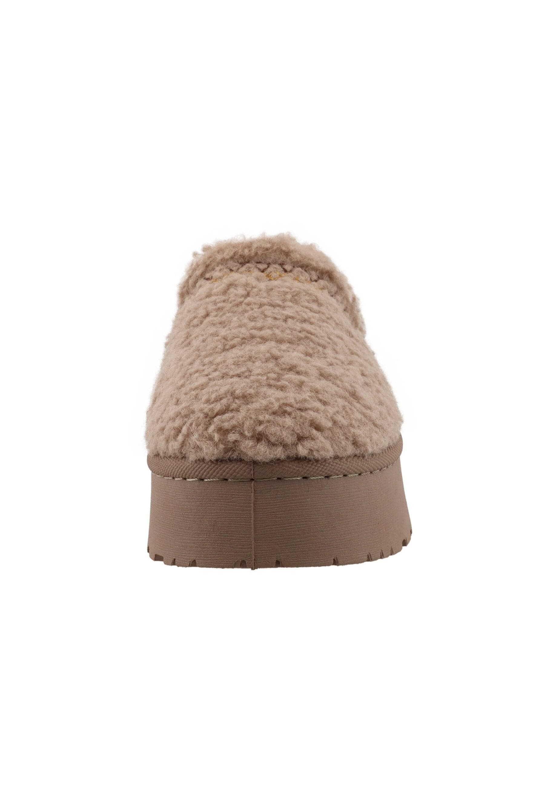 Sandale TOM TAILOR "Tom Tailor House Slippers", Damen, Gr. 41, taupe, Polyester, unifarben, Schuhe Sandale