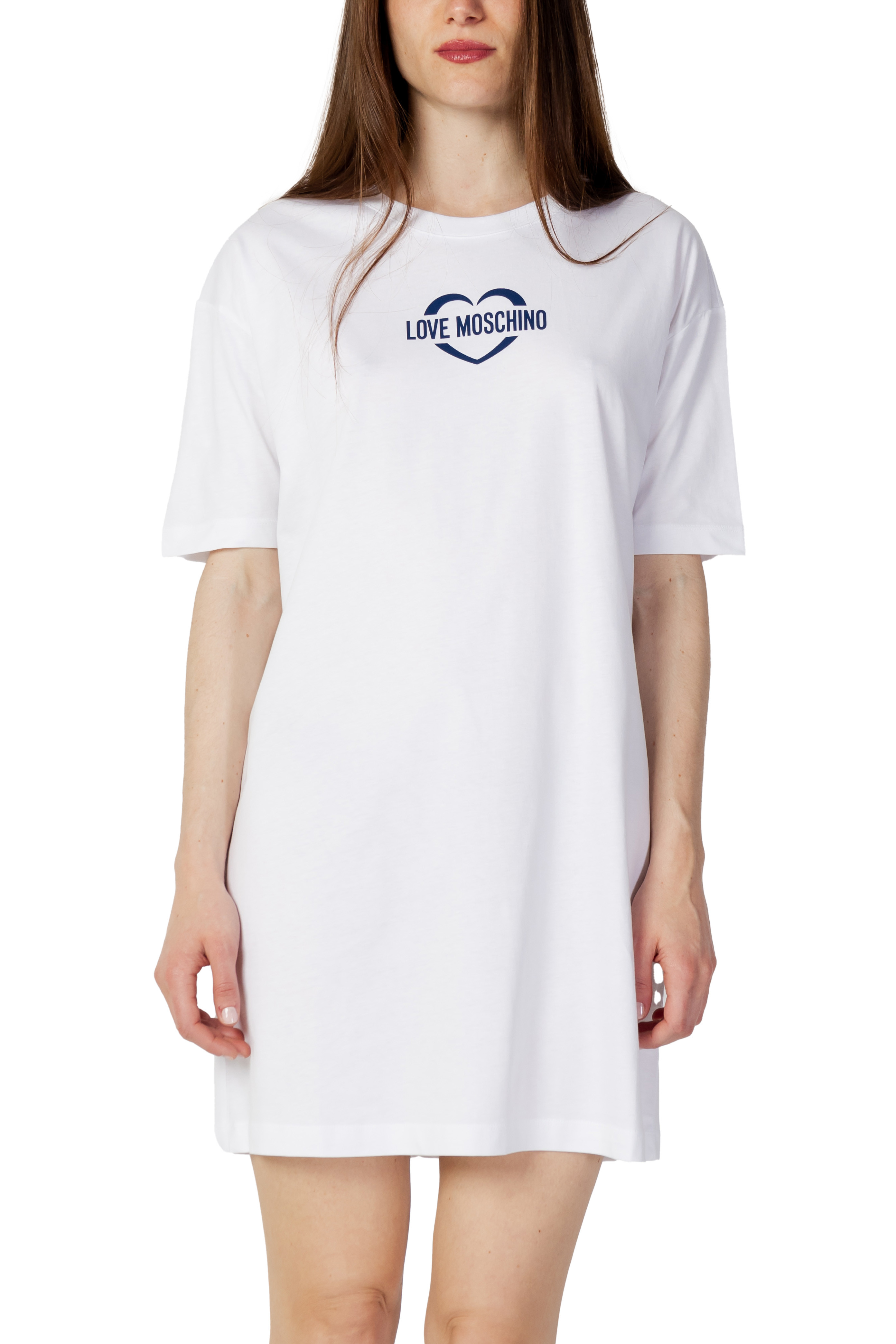 Oversized T-Shirt Kleid Herz-Logo EU 36 / UK 8