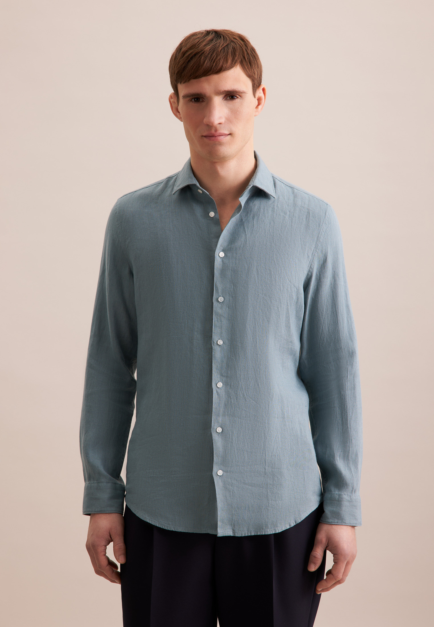 Business Hemd Herren Grün