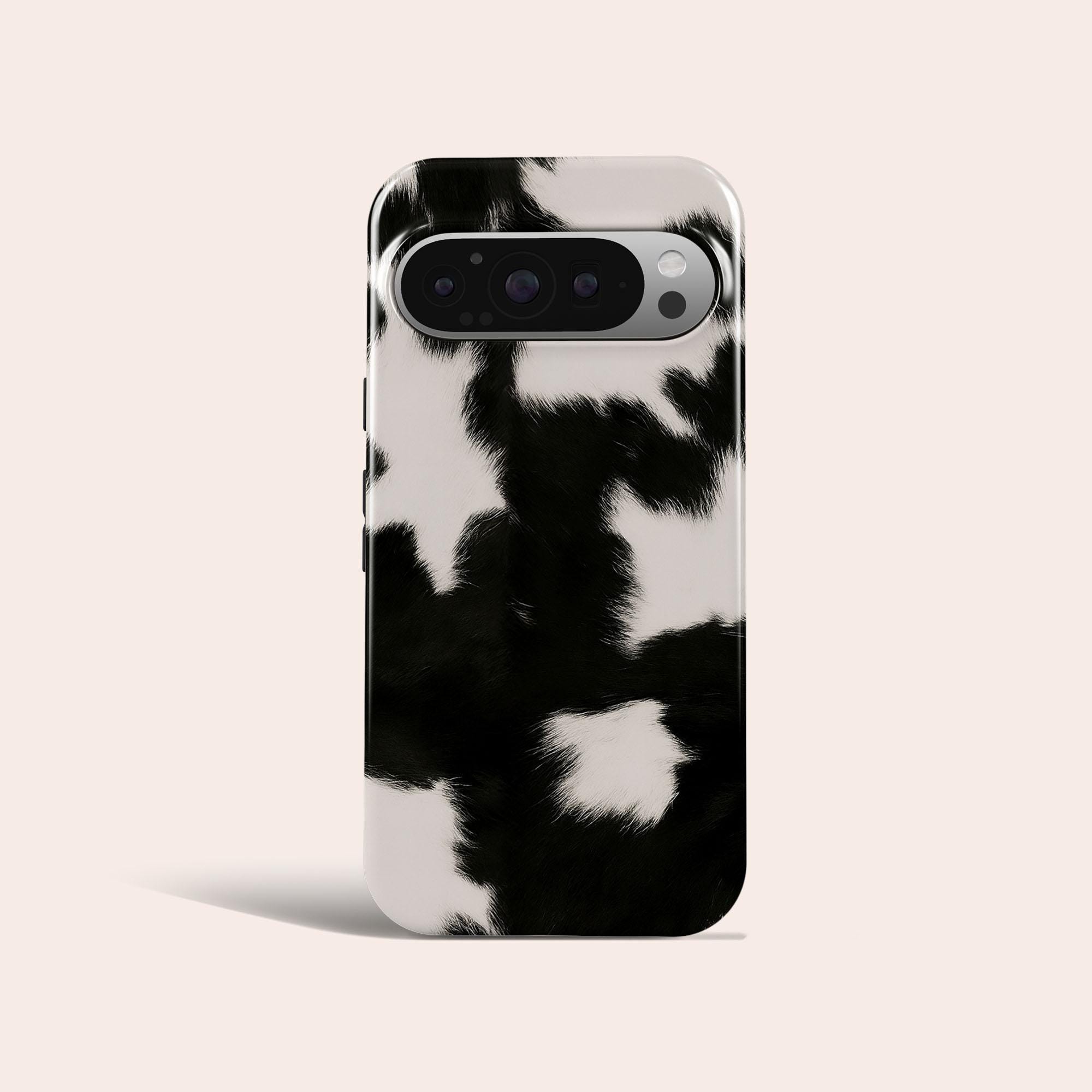 Custodia per telefono con stampa di mucca, custodia per telefono con stampa animale estetica adatta per Google Pixel 10 Pro XL 9A 9 Pro XL 8 8A 7A 7 P