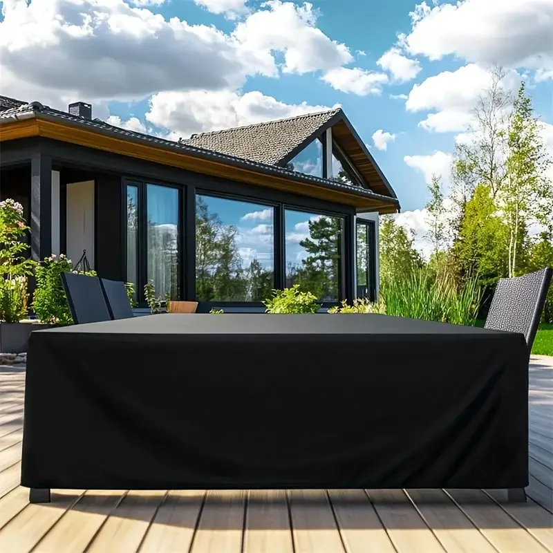 Gartenmöbel-Abdeckung für Stuhl und Sofatisch, robuster, wasserdichter Staub- und Regen- und Schneeschutz