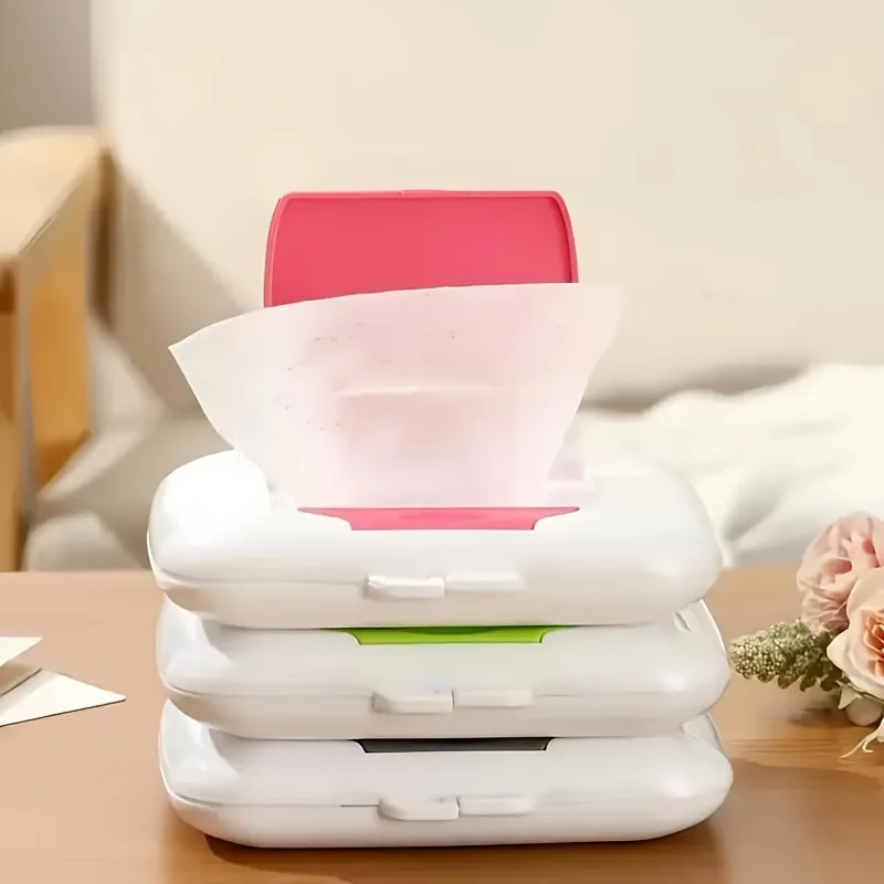 Tragbare Spenderbox für Feuchttücher, langlebig, leicht, Reiseutensilien für Outdoor-Camping und den täglichen Gebrauch Image