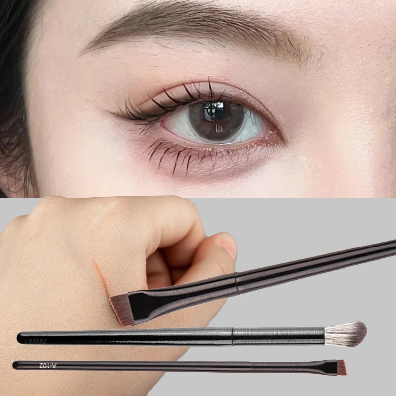 Augenbrauen-Eyeliner-Pinsel, kleine abgewinkelte Klinge, Liner, Lidschatten, Augenbrauen-Konturpinsel, professionelles Beauty-Kosmetik-Werkzeug, Make-up-Pinsel