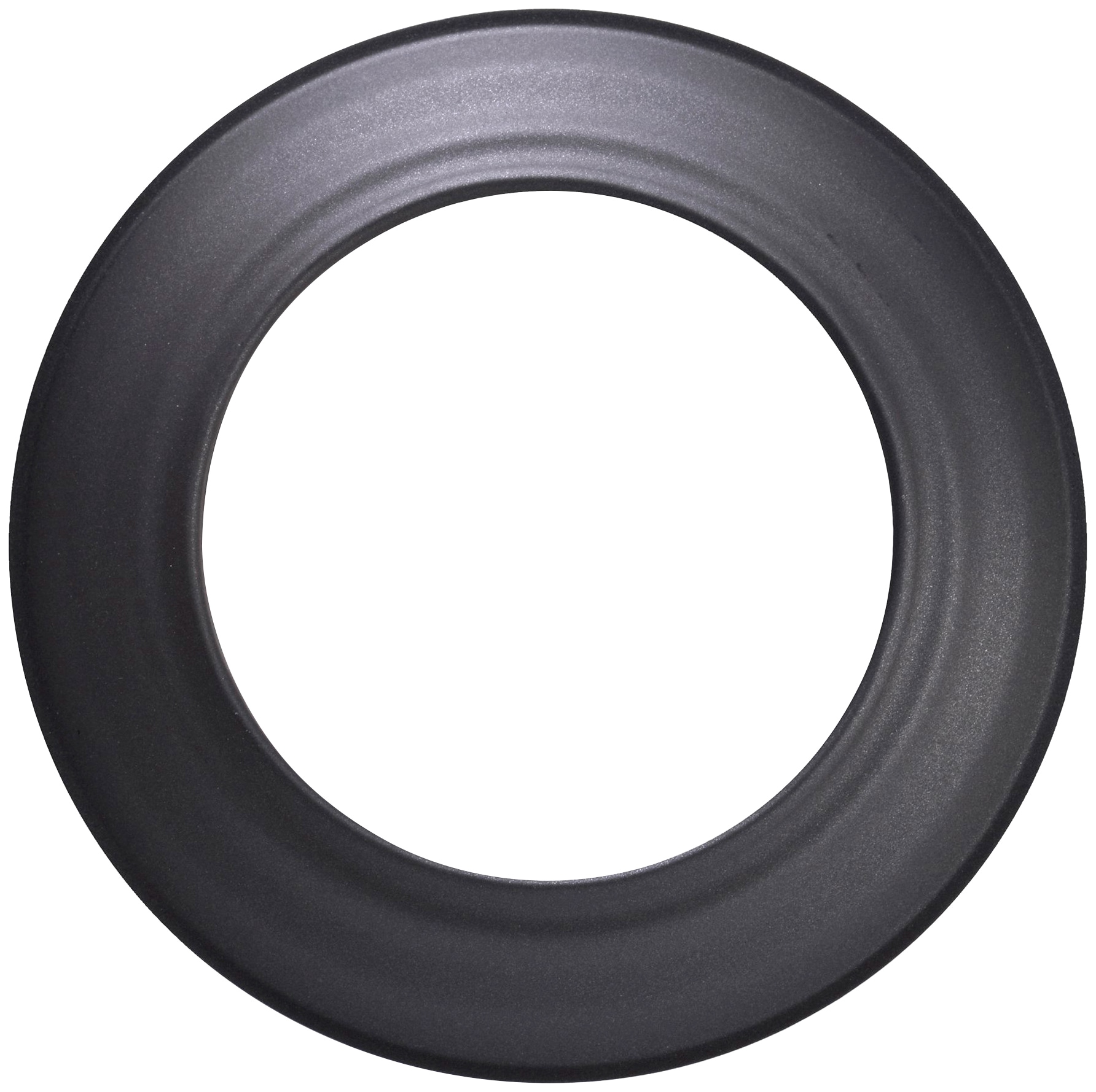 Rosette FIREFIX, schwarz, Ø Innen 120mm, Stahlblech, Unterlegscheiben, für Rauchrohranschlüsse