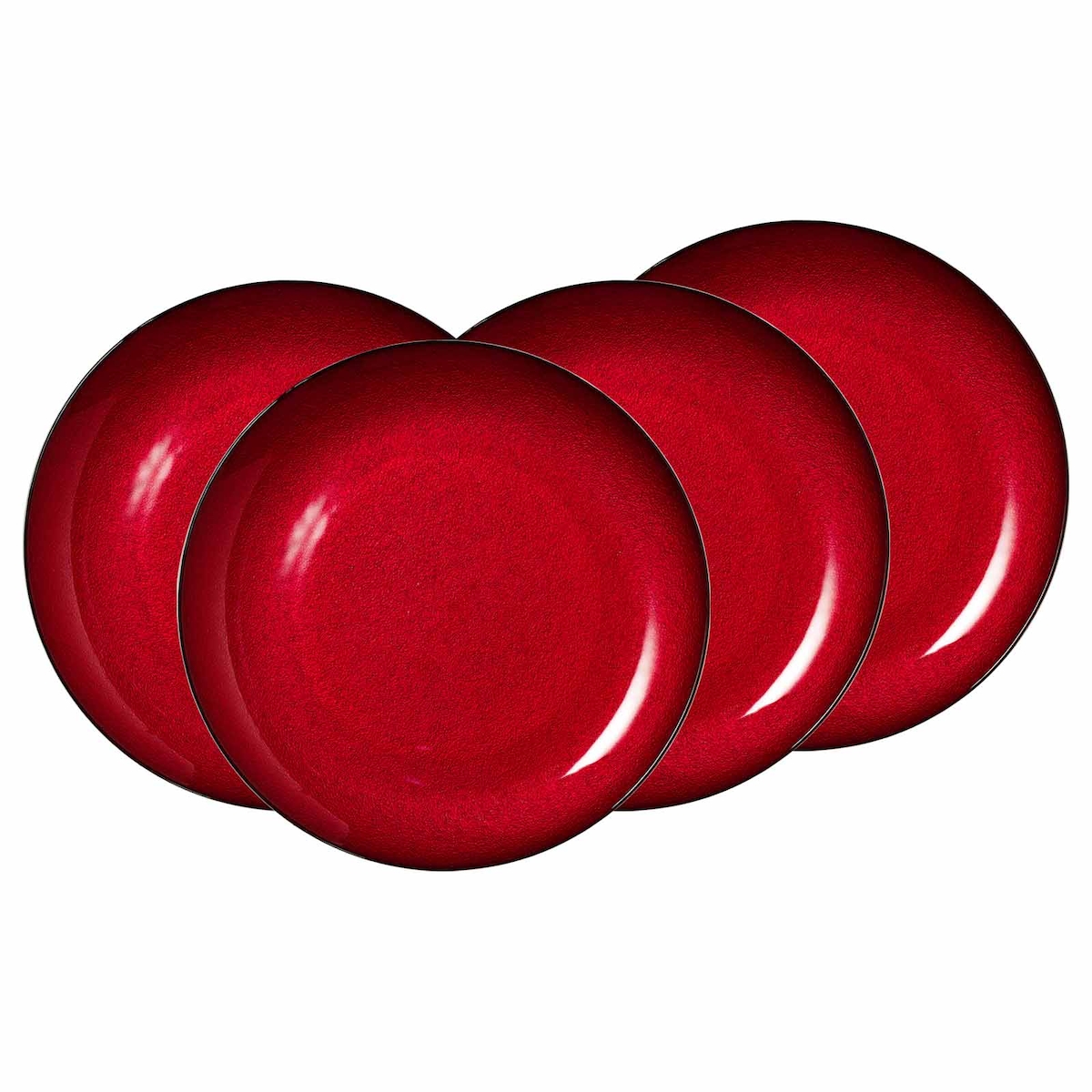 Ritzenhoff & Breker Grazia Platzteller ø 33 cm 4er Set - Rot Image