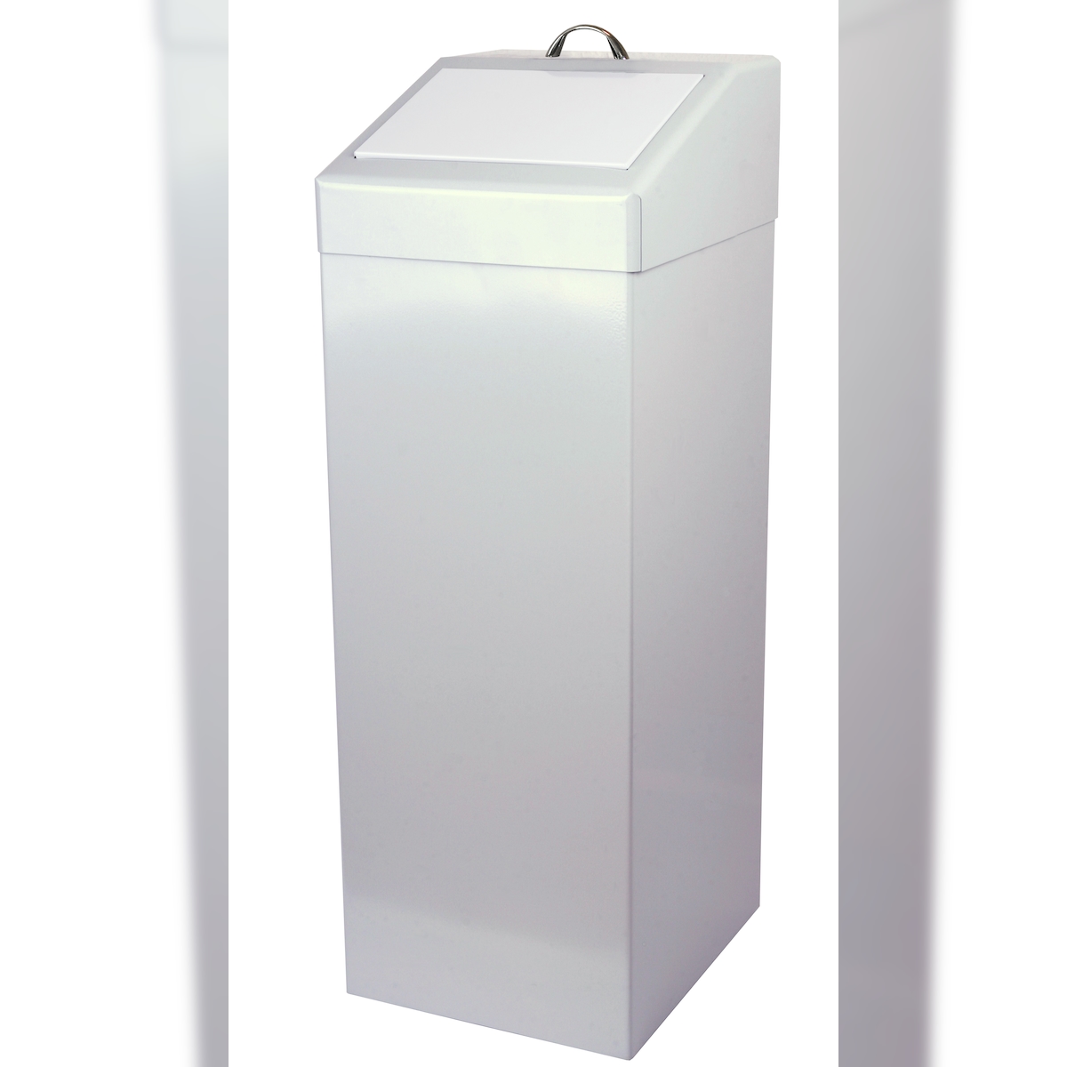 Wertstoffsammler 87 ltr., HxBxT: 90x34x38cm, weiß, Marke: Szagato, Made in Germany (Abfalleimer, Abfallbehälter, Mülleimer) Image