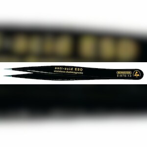 BERNSTEIN ESD SMD Universal Pinzette 120mm Form 00 Edelstahl, ableitfähig Image