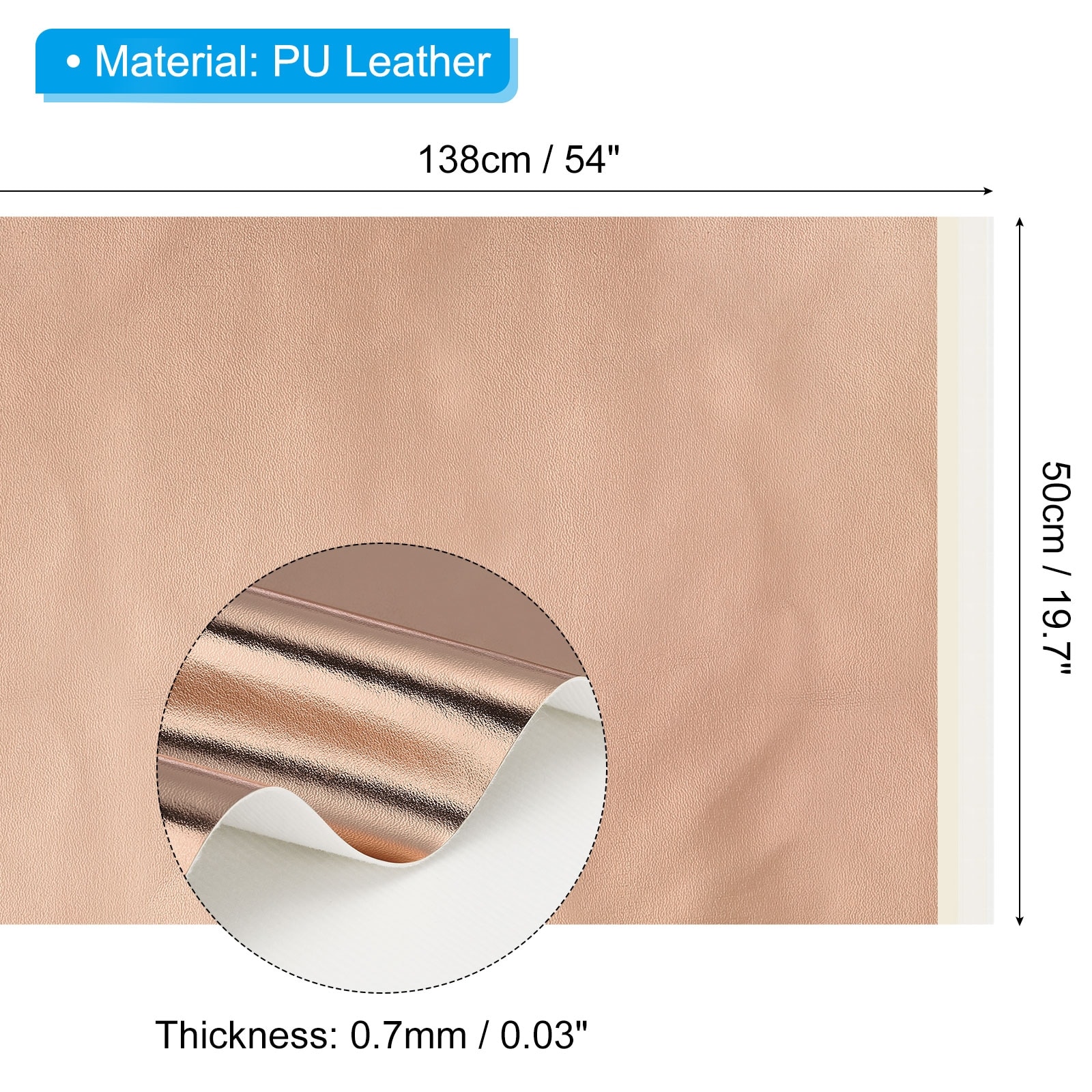 Faux Leather Sheets, Soft Colored Faux PU Leather Sheets for Book Binding, Crafting, Sewing