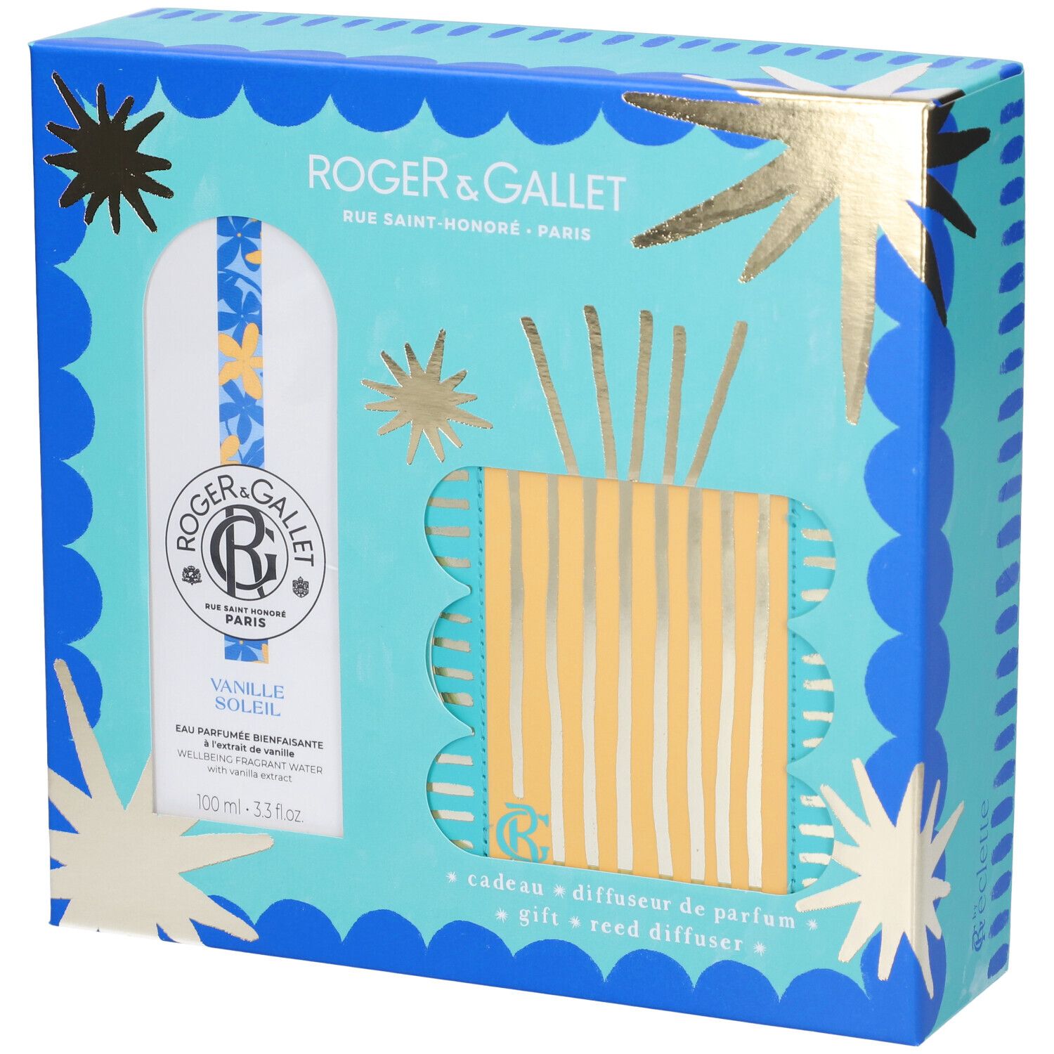 Roger & Gallet Set Regalo Vanille Soleil Acqua Profumata + Diffusore O