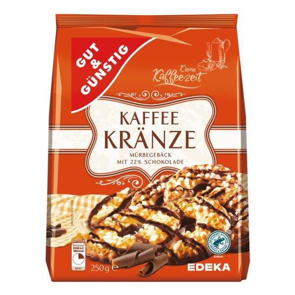 Gut & Günstig Mürbegebäck »Kaffeekränze« 250 g Image