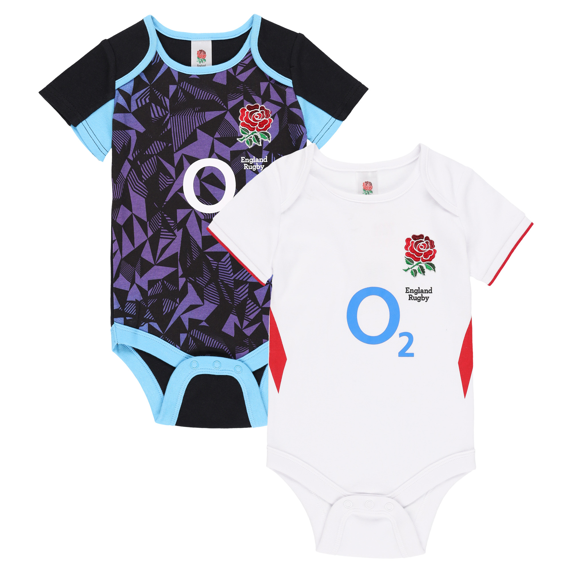 England Rugby Trikot-2er-Pack Bodys 2025/26 – Baby Image