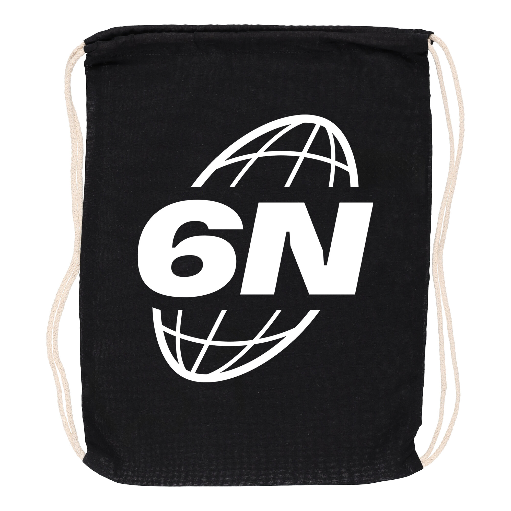 Six Nations Baumwoll-Turnbeutel – Schwarz Image