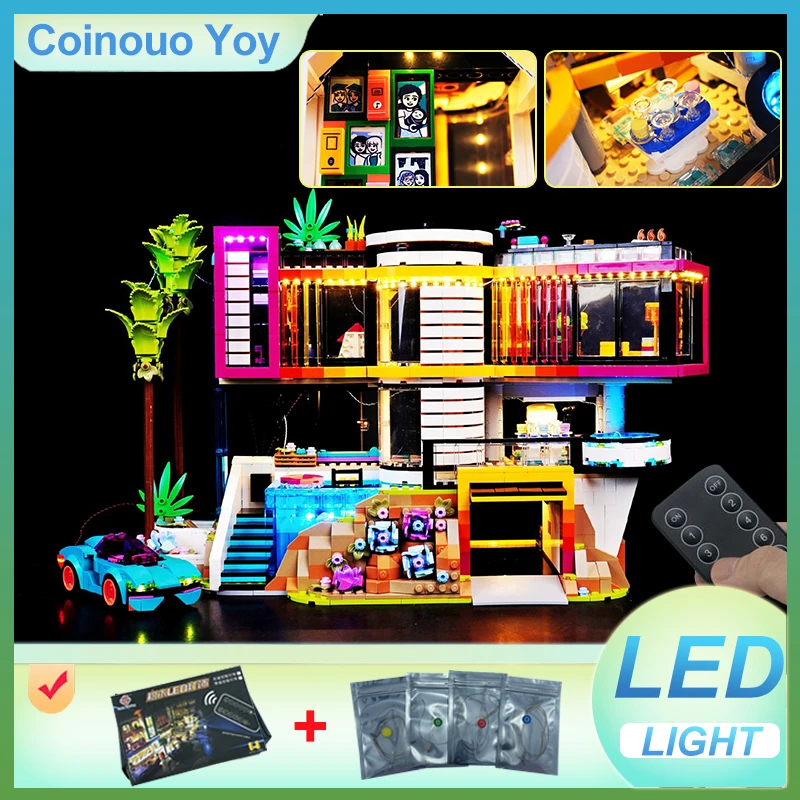 Hochwertiges LED-Beleuchtungsset für Lego 42639, Luxusvilla (nur LED-Licht, ohne Blockmodell), präzises Design für perfekte Passform Image