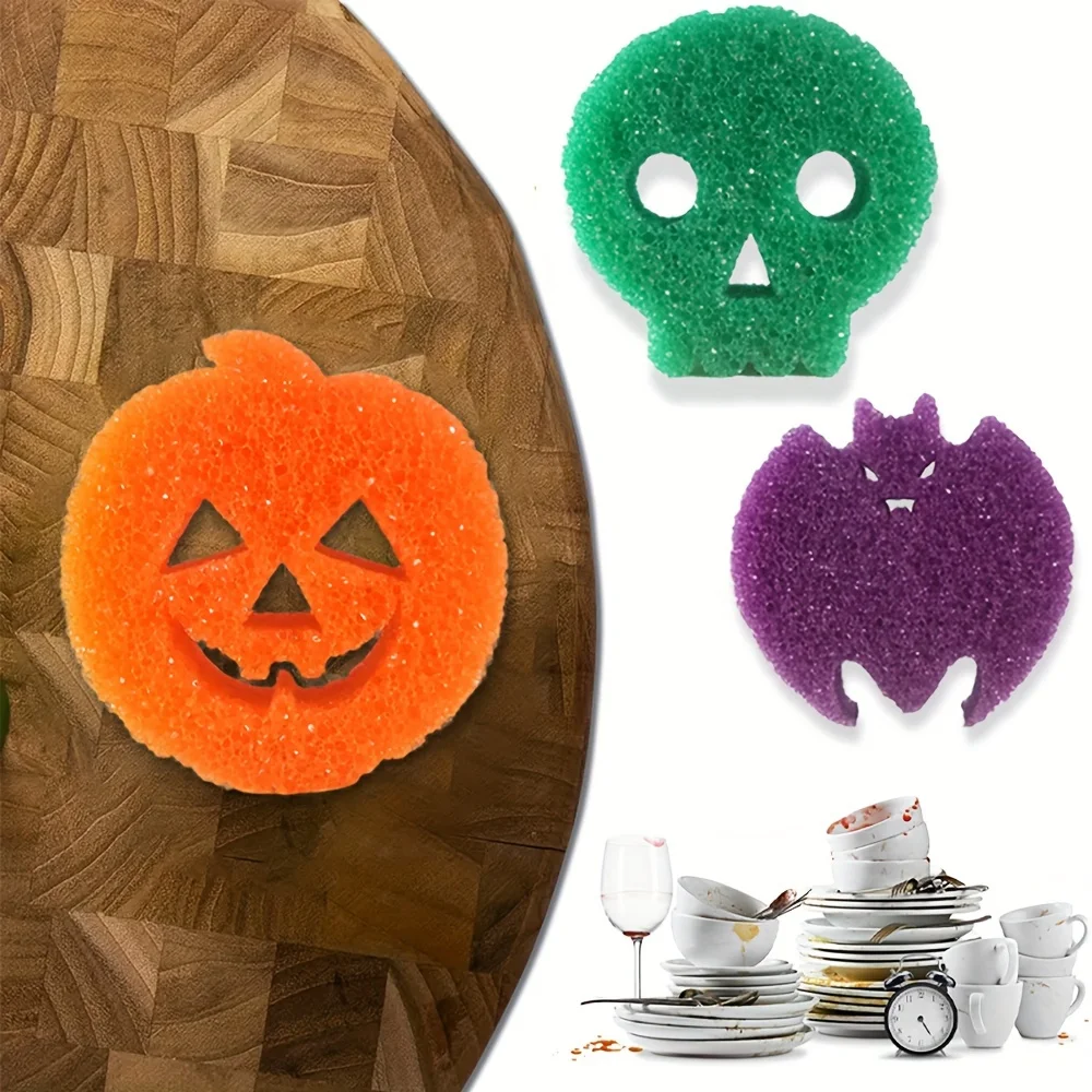 Farbiger Waschmaschinen-Schwamm, kratzfreier Reinigungsschwamm, Küchenschwamm mit Temperaturregelung für die Küche, zum Geschirrspülen Image