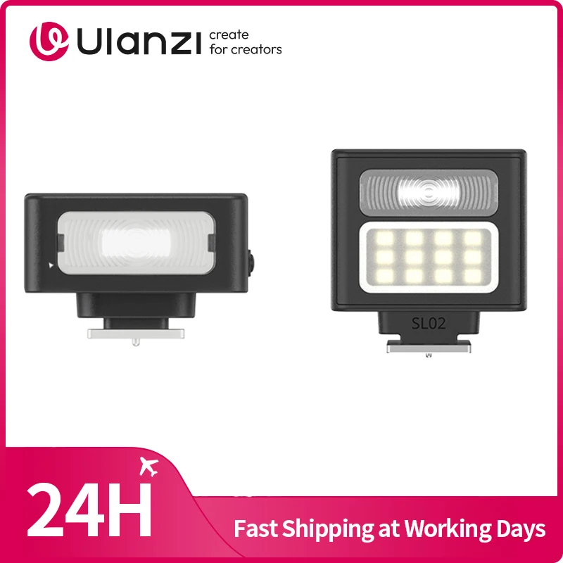 ​ Ulanzi SL01/SL02 Spark Lite Kamerablitz Tragbarer Kamerablitz Single-Pin-Design für Sony FUJIFILM Canon Olympus Pentax Pentaxs Image