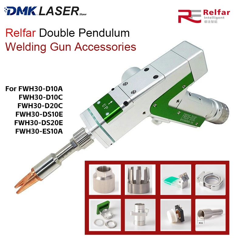 Relfar FWH30-D10A/C D20C Doppel Pendel Laser Schweißen Kopf Zubehör FWH30-DS10E DS20E Energie Lagerung Schweißen Gun Teile Image