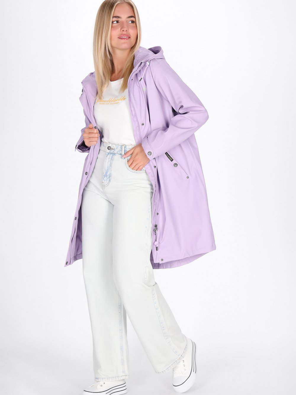 Schmuddelwedda Mantel Damen lila, XXL Image