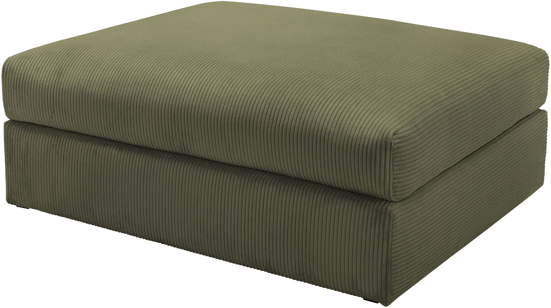 Polsterhocker HOME AFFAIRE "Soft&Cosy XL, B: 101 cm - OTTO. Verlässliche Qualität.", olive, B:101cm H:52cm T:97cm, 100% Polyester, Hocker, Polsterhocker, Mega-Hocker, in Cord oder Chenille-Struktur wählbar