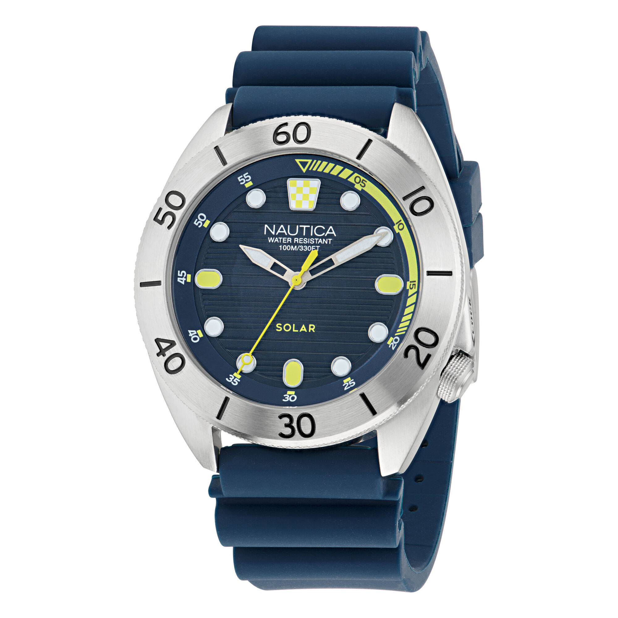 Nautica Men's Nautica Vintage 3-Hand Silicone Watch 040 (Moorings Grey Heather), OS