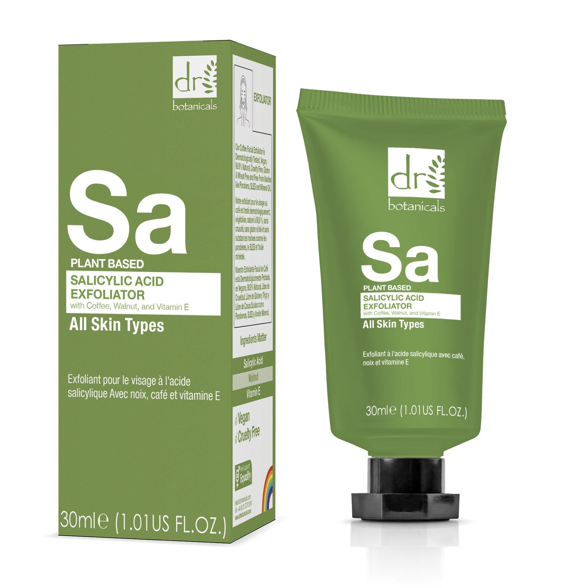 Dr Botanicals Salicylsäure-Peeling mit Kaffee, Walnuss und Vitamin E 30ml Image