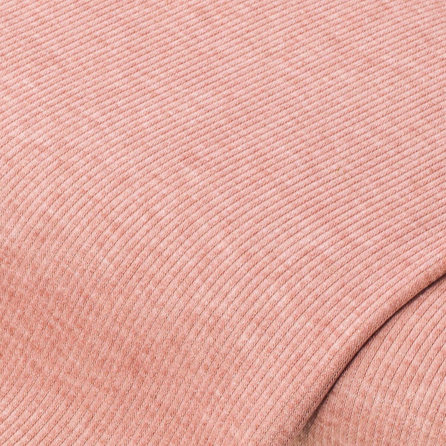 Doubleface Rippjersey mit Nickirückseite, altrosa Image