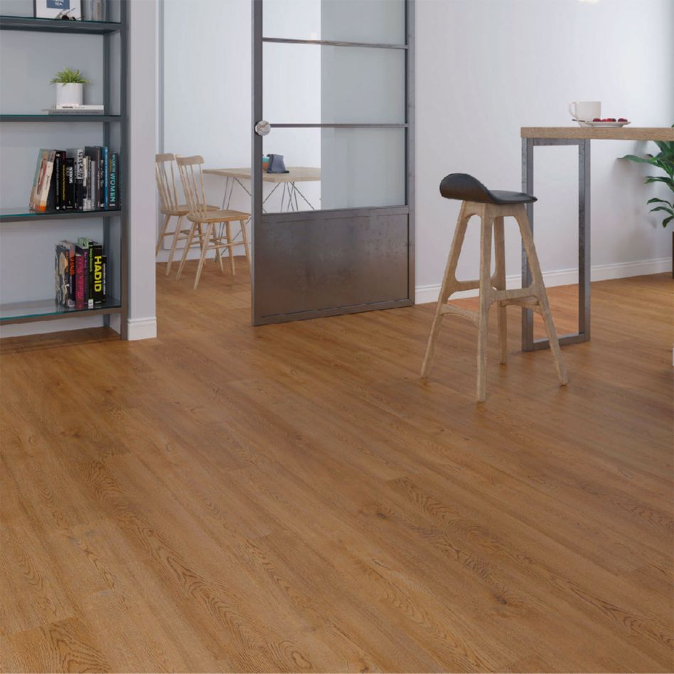 Wellker Vinyl Landhausdiele Eiche Rustikal Rigid SPC Vinylboden