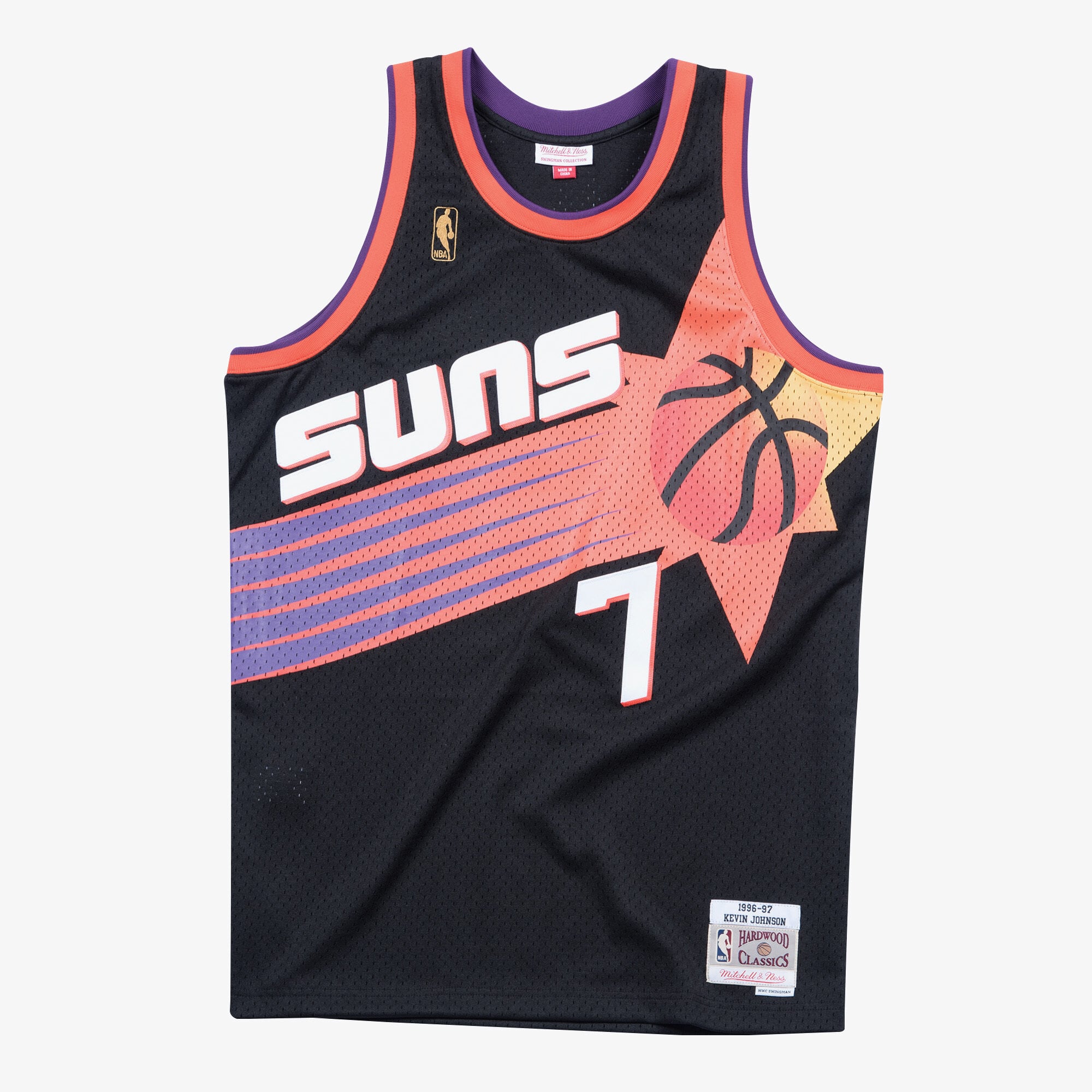 Maillot Swingman Alternate Phoenix Suns 1996-97 Mitchell & Ness – Noir – Kevin Johnson - Homme Taille: S