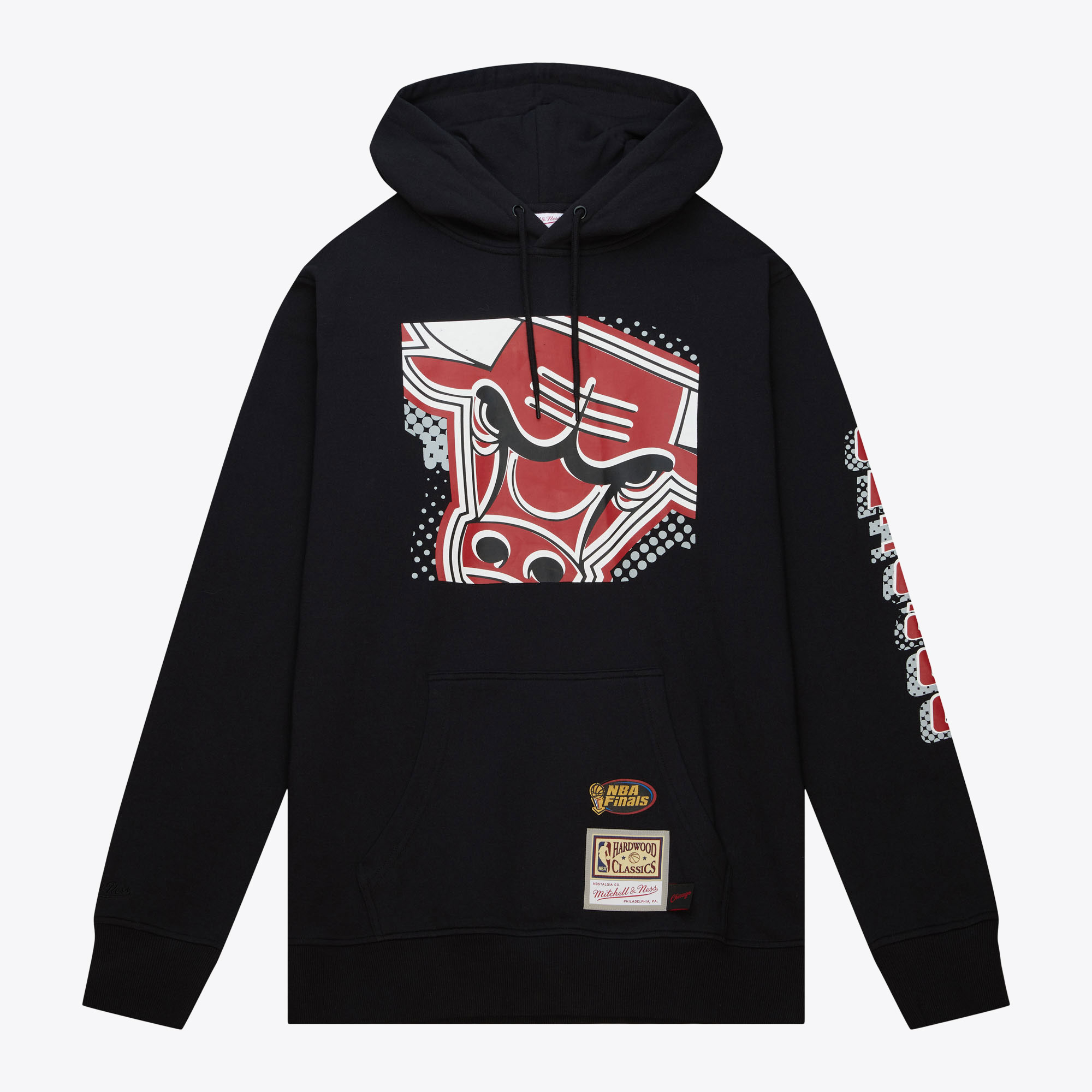 Chicago Bulls Mitchell & Ness Big Face 7.0 Hoodie Image