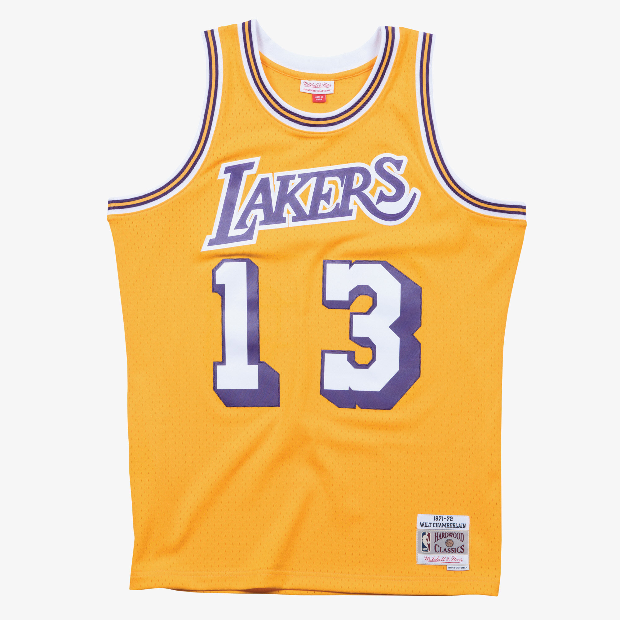 Los Angeles Lakers Mitchell & Ness Swingman-Trikot Wilt Chamberlain 1971-72 Image