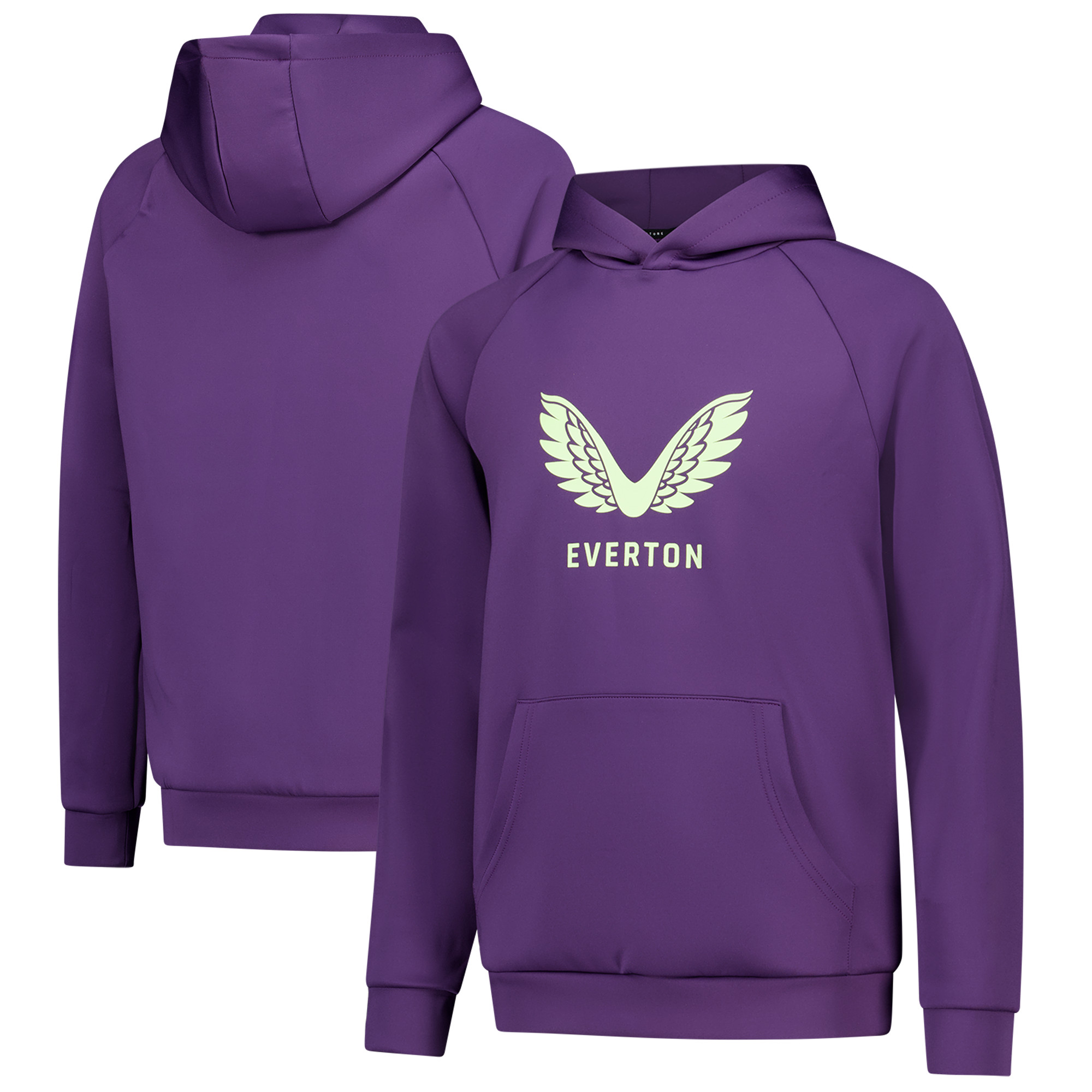 Everton Castore Spieler Presentation Hoodie - Lila - Kinder Image