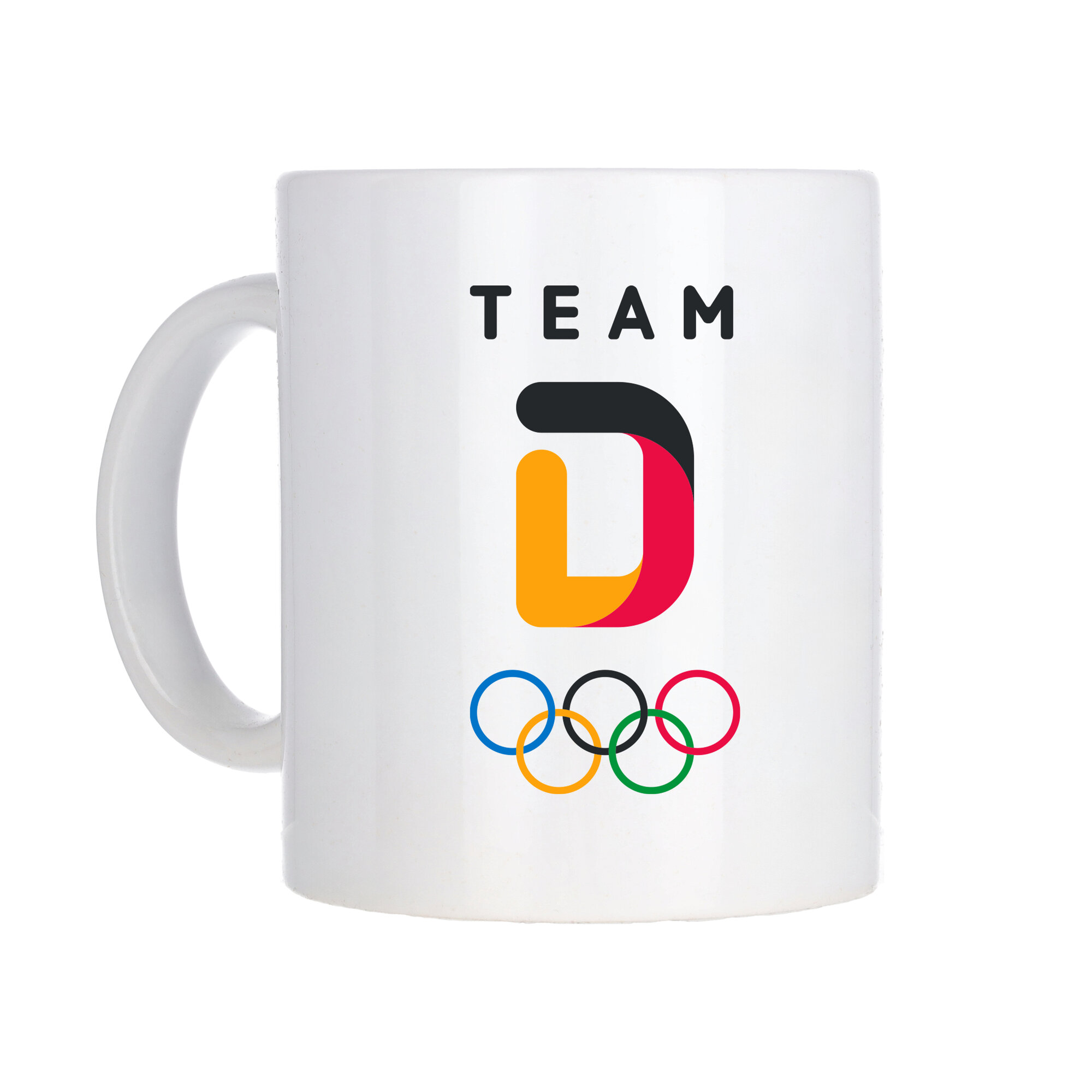 Team D Primärlogo, Kaffeetasse – Weiß Image