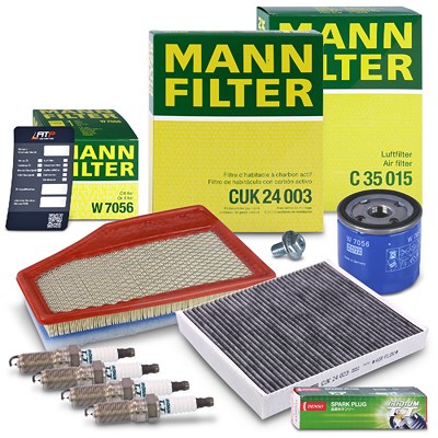 Mann-filter Inspektionspaket Set C [Hersteller-Nr. 40968998] für Opel