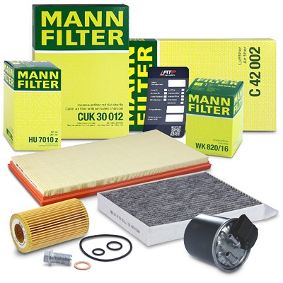 Mann-filter Inspektionspaket Set C [Hersteller-Nr. 41109030] für Mercedes-Benz