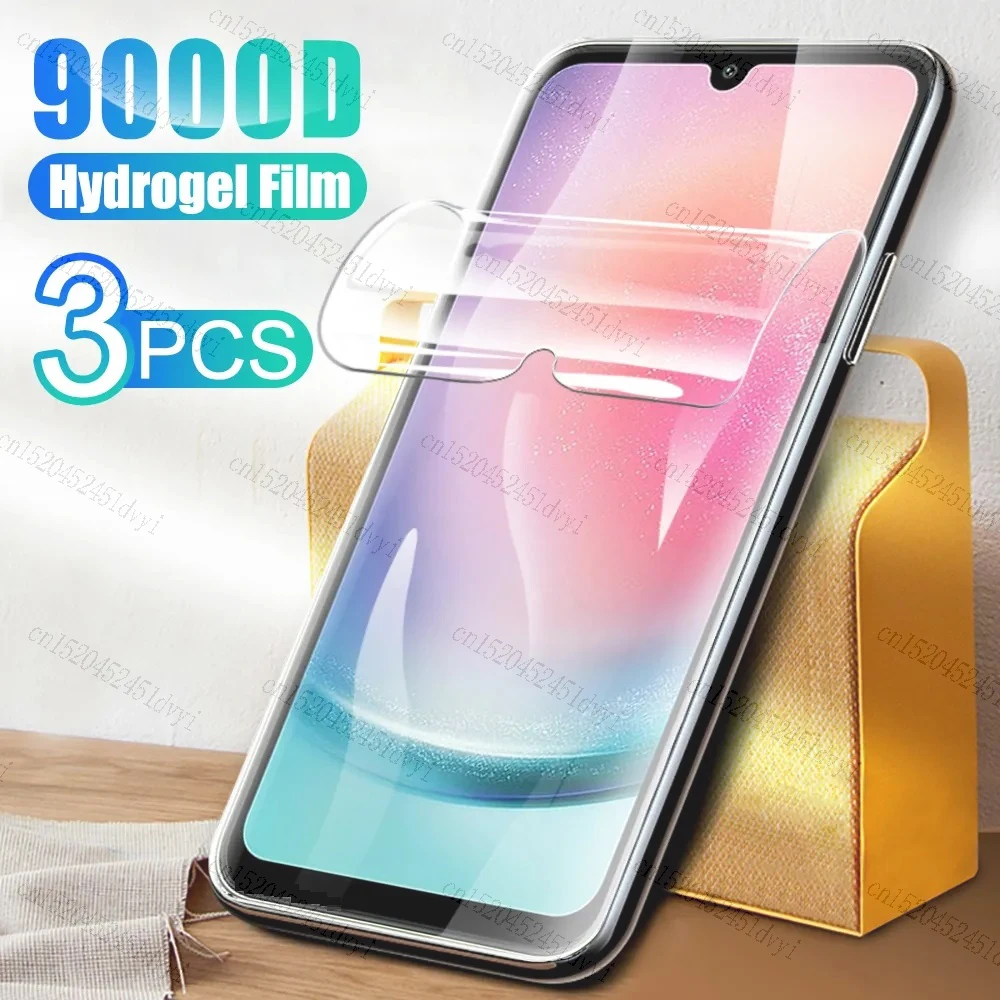 3Pcs Screen Protectors Hydrogel Film Für Samsung Galaxy S20 S22 S21 Ultra S10 S9 S8Plus FE Für Hinweis 20 10 9 8 plus S23Ultra Film Image