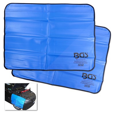 Bgs 2x Kotflügel-Abdeckplane+ Magnet 79x59cm [Hersteller-Nr. 3232] Image