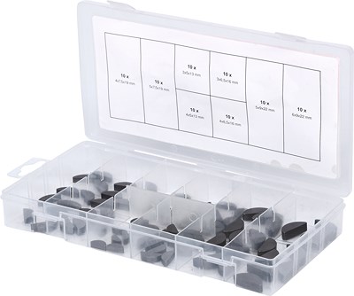 Ks Tools Sortiment Federkeile, 80-tlg [Hersteller-Nr. 970.0560] Image