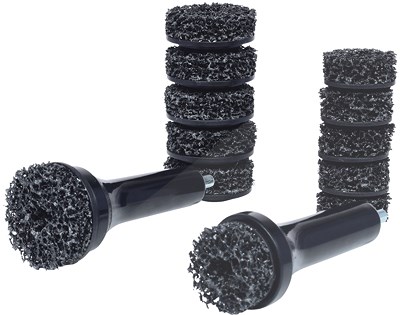 Ks Tools Stehbolzen-Radnabenschleifer-Satz, Ø 40 / 50 mm, 14-tlg [Hersteller-Nr. 100.4080] Image